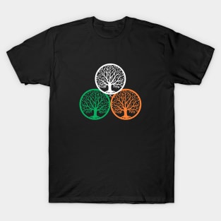 irish colors tree of life T-Shirt